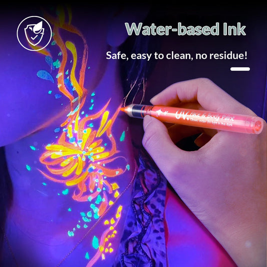 🎅Christmas Special Deals £10.95!!⚡50K+ SOLD!🎁8 Color Body Markers Face Paint Pens