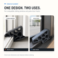 🥳Secure Track Door Stop – Absorbs impact, reduces slamming & protects rails. Compact locking design – fits sliding windows & balcony doors! 🛡️🔇