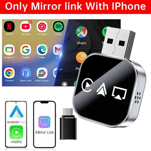 Wireless Carplay Mirror Link Adapter