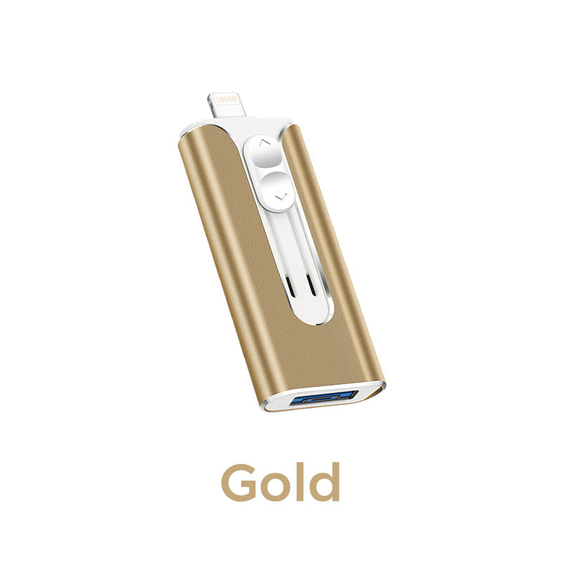 🔥Clearance sale: 80% off🔥64GB Micro USB + MFi Certified Lightning + 8 Pin + USB 3.0 ⚡4 in1 Flash Drive for iPhone/iPad/Android/PC⚡