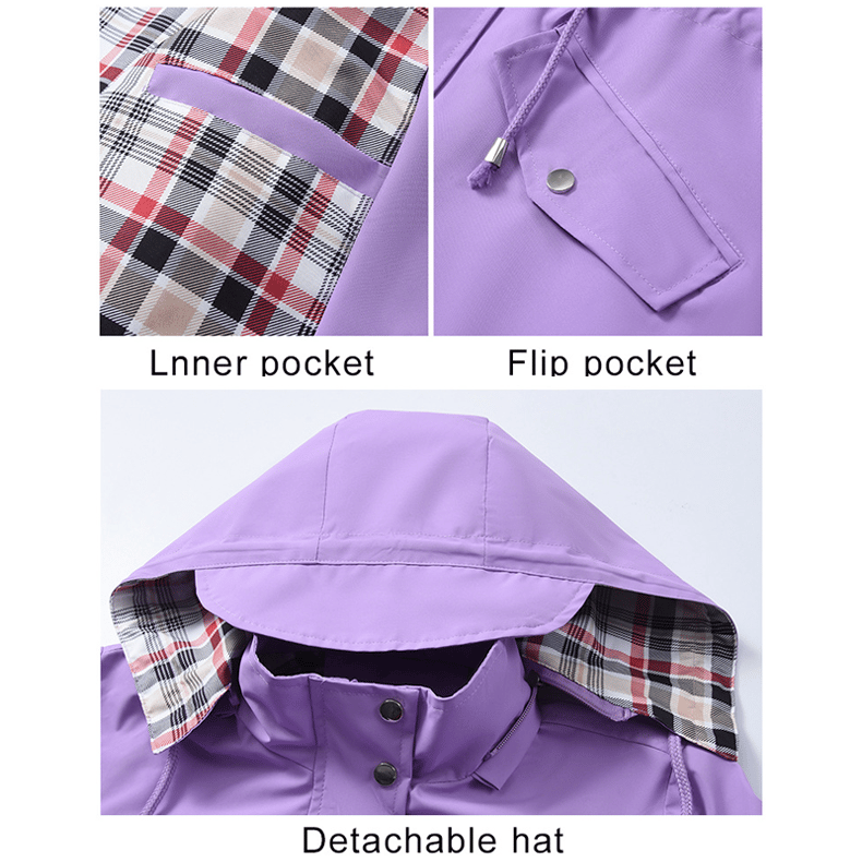 🔥HOT SALE 50% OFF🧥💦Womens Chic. Lightweight. Waterproof Jacket🍃-Unleash Style and Durability in Any Storm!