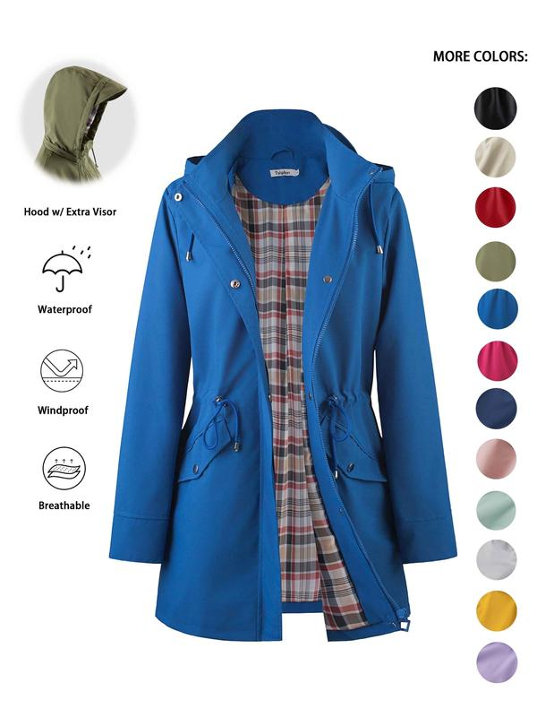 🔥HOT SALE 50% OFF🧥💦Womens Chic. Lightweight. Waterproof Jacket🍃-Unleash Style and Durability in Any Storm!