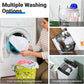Polypropylene Hat Washer Cage with Adjustable Shaper, 1 Pack White Free Gift Mesh Bag, Laundry Accessory Zipper Organizer for Adult Caps, Hat Cleaning Protection in Washer