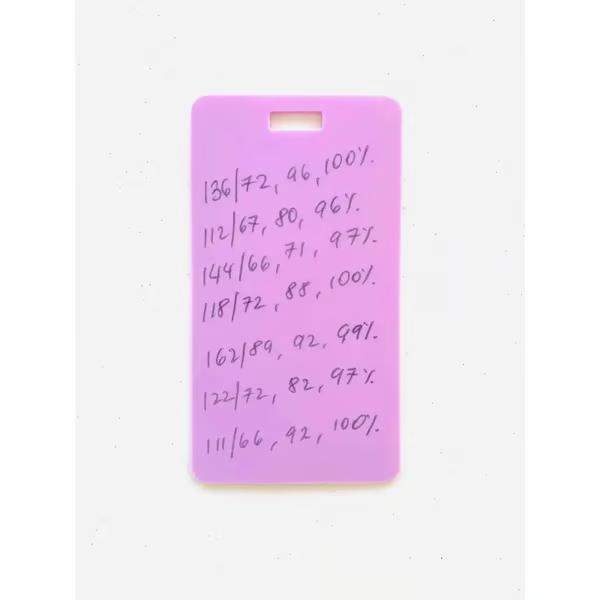🩺Erasable Badge Note | Dual-Side Writable, Fade-Proof & No Blur (🖊Write. Wipe. Repeat.) 🎁Free Badge Clip Included📋