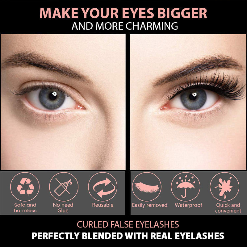 👁️BUY 1 GET 1 FREE SPECIAL PRICE:£ 7.99✨Reusable Self-Adhesive Eyelashes