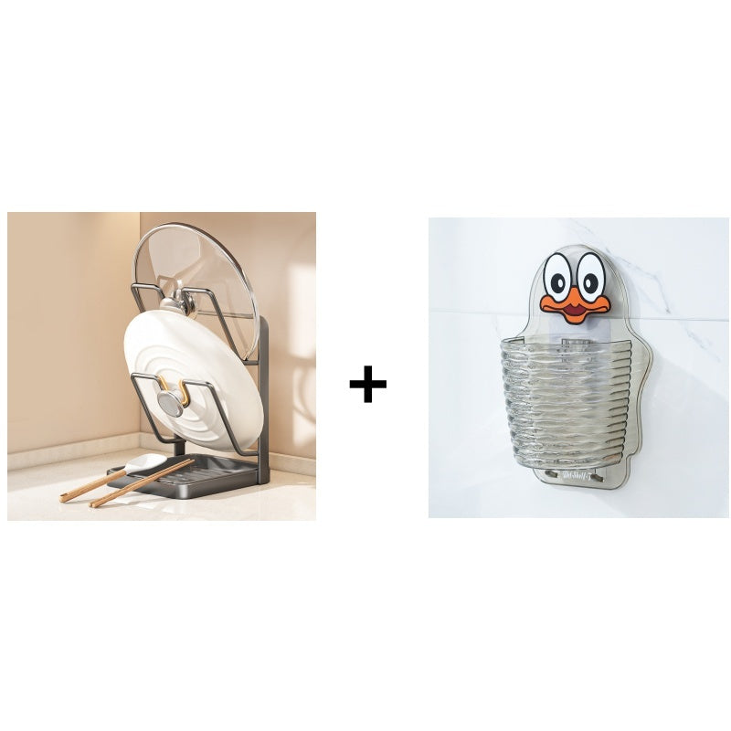 Kitchen Pot Lid Storage Rack