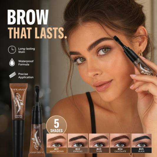 🌟🎨BUY 1 GET 1 FREE!! Waterproof Brow Tint – Peel‑off, easy apply. Covers greys, shapes perfectly. A brow game changer! 🏆✨