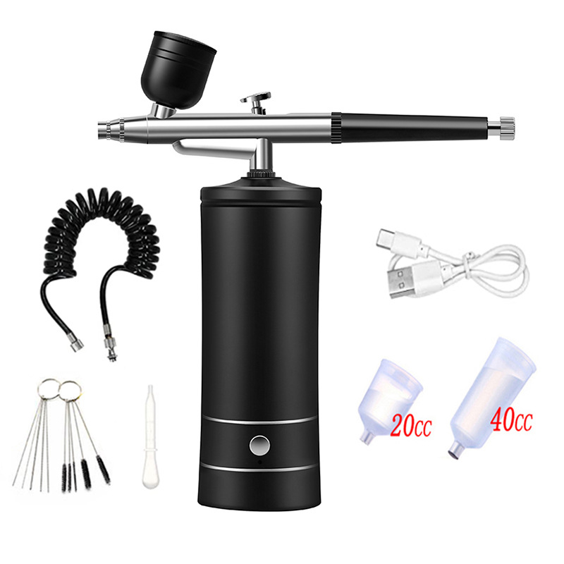 Portable Cordless Airbrush Kit with Compressor