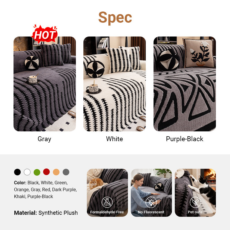 📢📢LAST DAY SALE 50% OFF⚡ Plush Non-Slip Sofa Cover🛋️