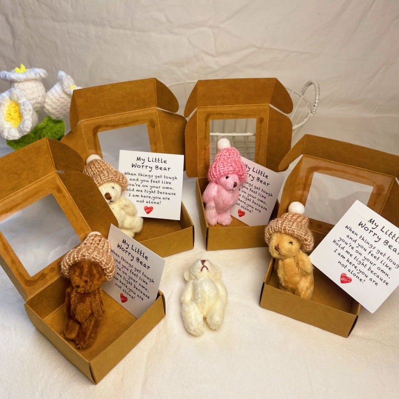 🎁Hot Sale ONLY £7.99 TODAY!!🧸✨Little Bear in Box, My Little Worry Bear