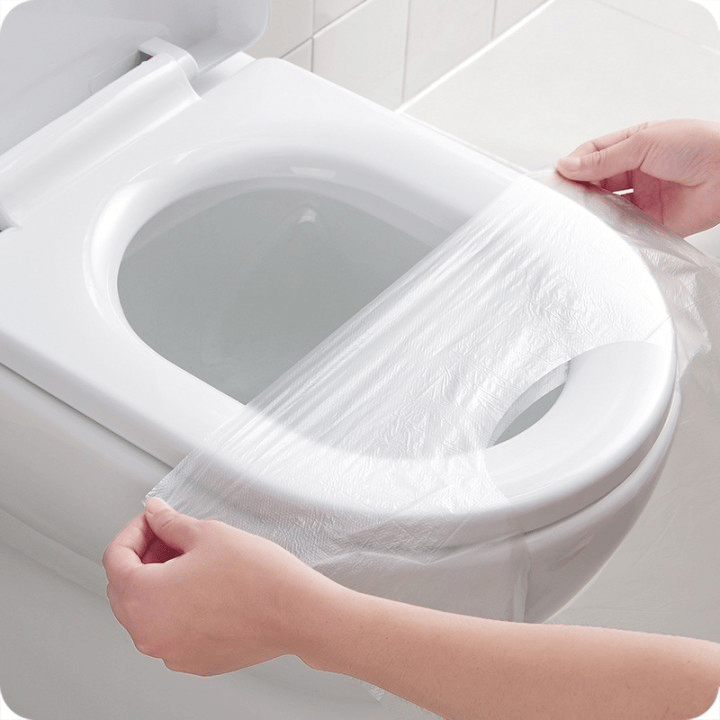 🎁2025 Hot Sale 49% OFF💥 Disposable Plastic Toilet Seat Cover - No Worry Of Public Toilet Anymore👋