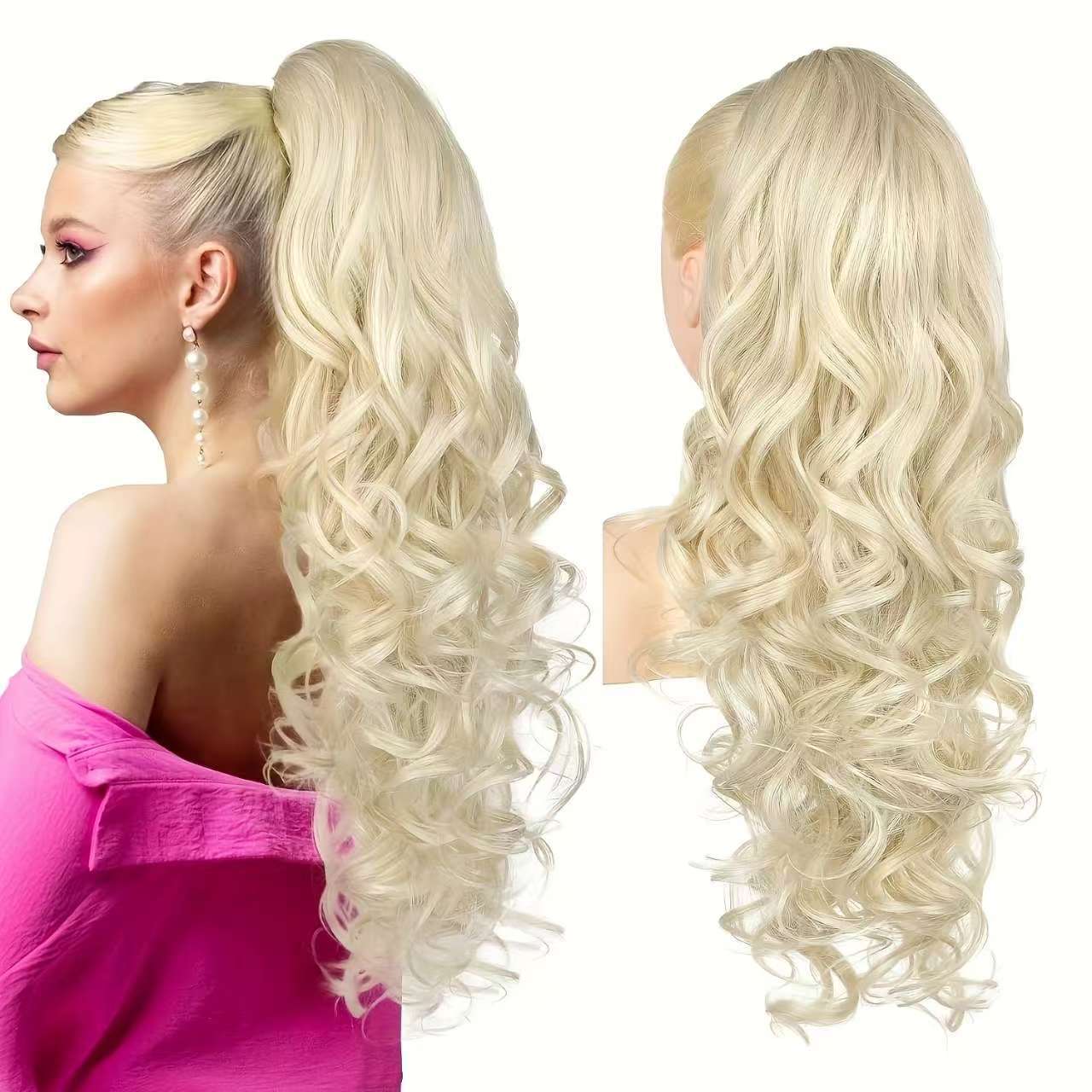 💖LAST DAY PROMOTION - 50%OFF 💖 Clip-on Wavy Ponytail Extension