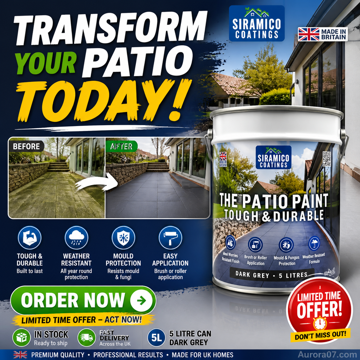 Multi-Purpose Waterproof Leakage Repair Coating