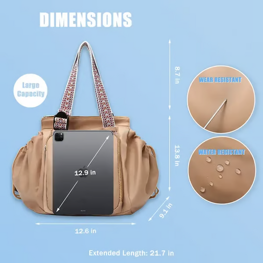 Multi-Functional Large-Capacity Tote Backpack for Travel & Mommy & Daily Use