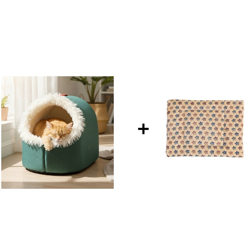 💥Hot sale 🐾OFFWinter Warm Pet Cave Bed