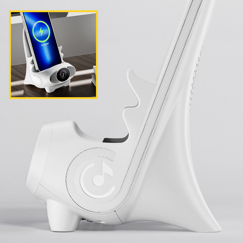 🥳2026 HOT SALE🥳💞50K+ SOLD! 📱 Mini Chair Phone Holder with Wireless Charger - 15W Fast Charging, Adjustable Viewing Angles for Desk/Car/Home Use ⚡✨