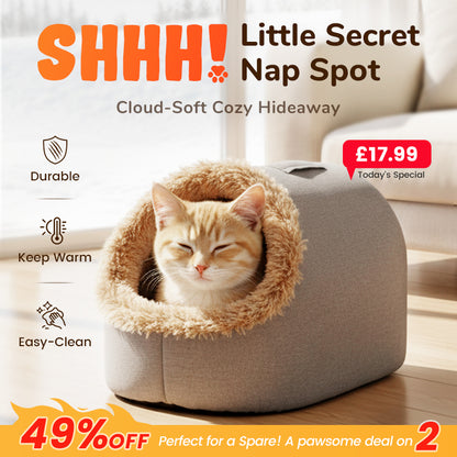 💥Hot sale 🐾OFFWinter Warm Pet Cave Bed