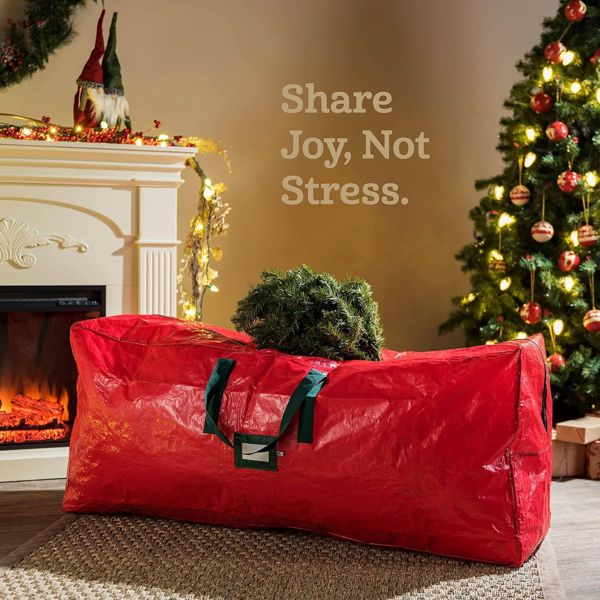 🎄 50% OFF NOW ! 🎅 Christmas Tree Durable Waterproof Storage Bag – Easy to Carry, Protects from Dust & Moisture 🎁