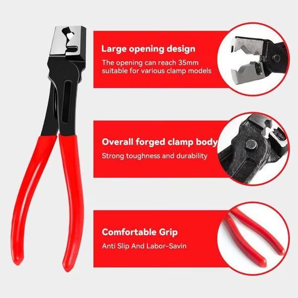 Automotive Electrical Disconnect Pliers Kit,Auto Repair Plier,High-Carbon Steel Connector Separator 60 ° Pliers,Hose Clamp Plier,Car Trim Clip Removal Pliers,Plug Release Tool and Wire Terminal Removal