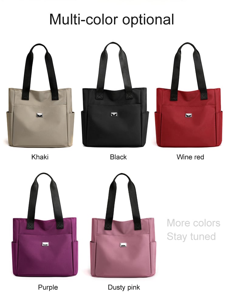 🔥Large Capacity Water Repellent Multi Pocket Nylon Shoulder Bag👜