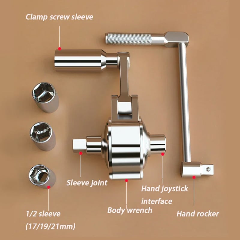 🔥Essential for families🔥Car tire nut disassembly tool kit
