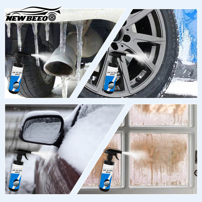 ❄️-45℃ Ultra-Fast Ice Melting, Non-Toxic Windshield Defroster 🚗 Multi-Use for Windows/Headlights/Doors (Protects Paint & Wipers)🛡️