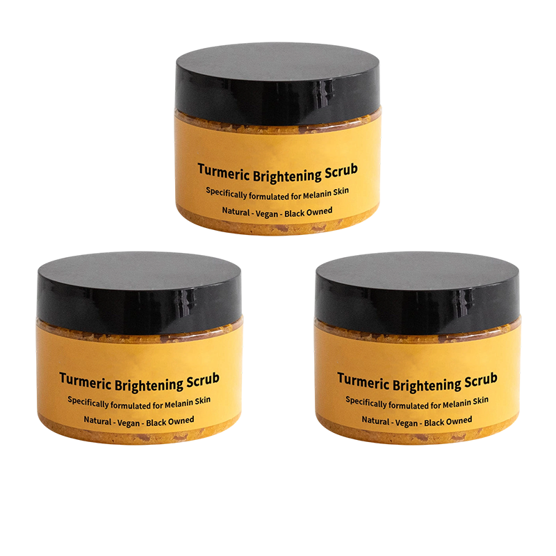 🛁50% OFF🧴 Turmeric Brightening Body Scrub | Natural Sea Salt Exfoliation · Nourishing Jojoba Oil · Fades Dullness · For Face and Body