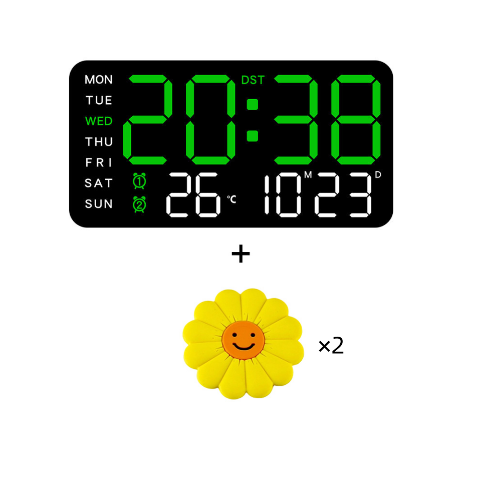 📢📢49% OFF!! ⏰Multifunctional decorative LED digital wall clock, the limitless digital clock for the modern Norwegian home