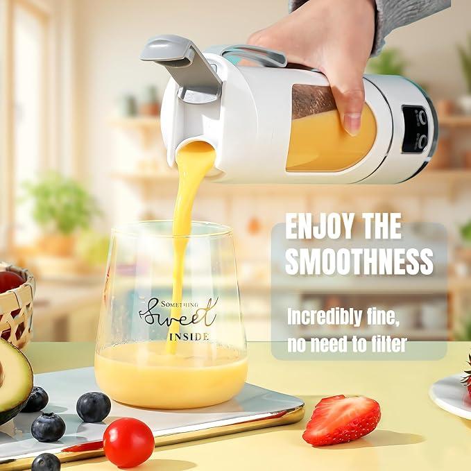 🔥🔥Digital Multimode Juicer Blender - Smart LED Display, Diet-Friendly，Leak Proof Design for Smoothies Liquid Diet, Shakes & Baby Food