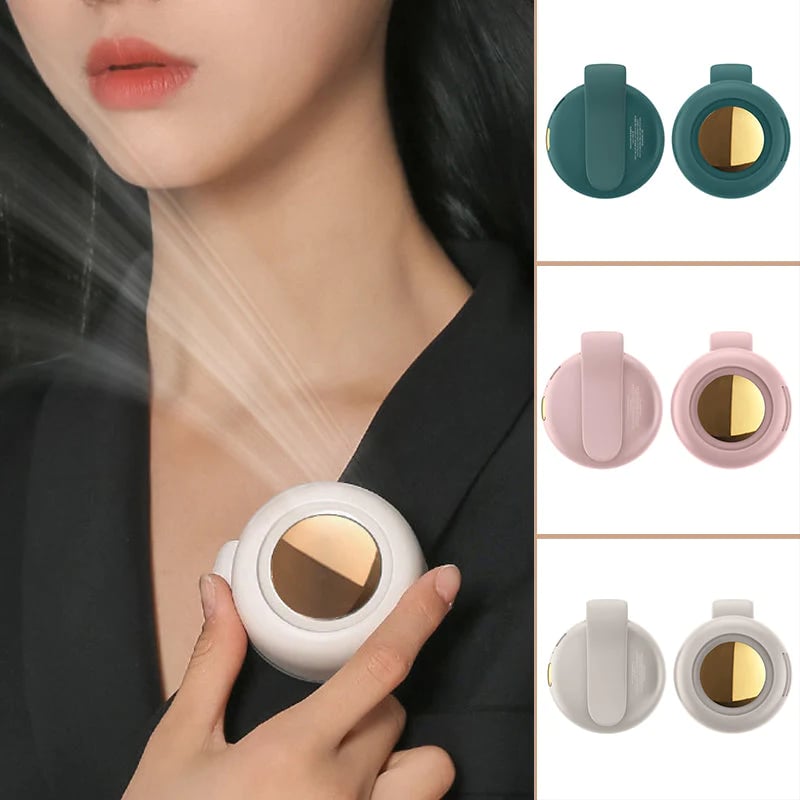 🥳2026 HOT SALE🥳💞50K+ SOLD!💨 49% OFF! Whirlwind Clip Waist Neck Fan – 2-in-1: clip on waist or wear as necklace. Long 23hr runtime, quiet & powerful (5100rpm). Stay cool hands-free! 🌀🌿