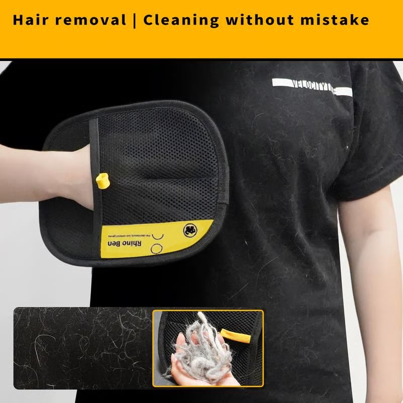 ⏳Time-Limited Special⏰Reusable Electrostatic Pet Hair Removal Glove - Works on Clothes, Couch, Car & All Fabric Surfaces