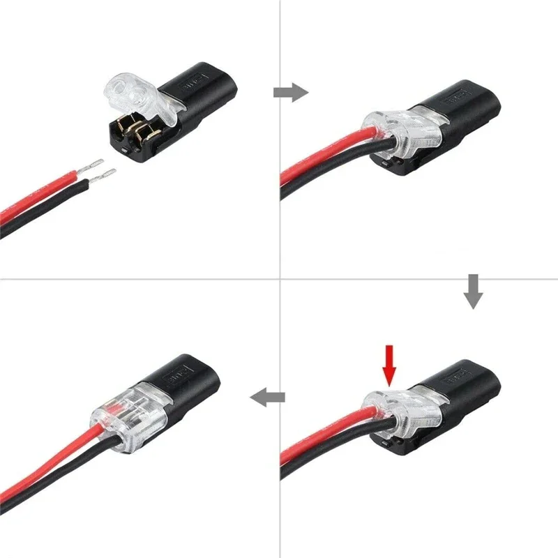 🔥Final Day – Ends Tonight!⏰🏆Double-wire Plug-in Connector With Locking Buckle