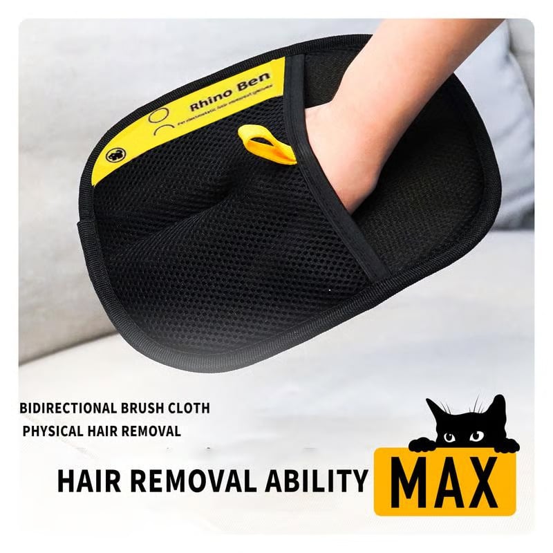 ⏳Time-Limited Special⏰Reusable Electrostatic Pet Hair Removal Glove - Works on Clothes, Couch, Car & All Fabric Surfaces