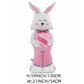 🐰🎉Giant 3D Standing Bunny Balloon Self-Supporting Festive Cheer (Complimentary bicycle pump)