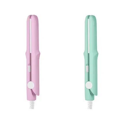 🎁Hot Sale⏳2-in-1 Mini Curling Wand & Flat Iron Hair Straightener