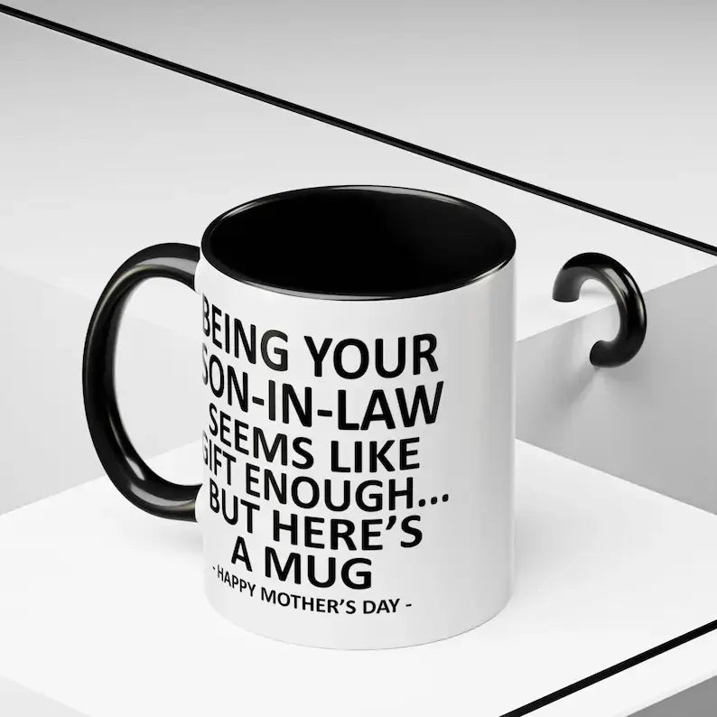 Novelty Ceramic Mug - Funny Gift for Mother