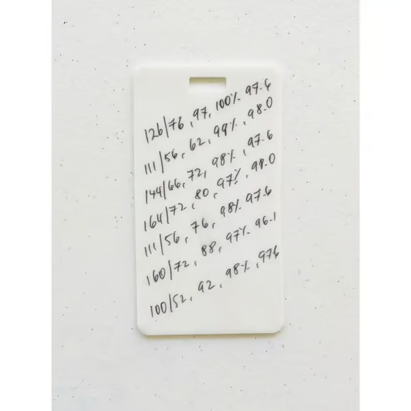 🩺Erasable Badge Note | Dual-Side Writable, Fade-Proof & No Blur (🖊Write. Wipe. Repeat.) 🎁Free Badge Clip Included📋