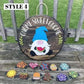 🎄Interchangeable Wooden Gnome Welcome Sign🎈