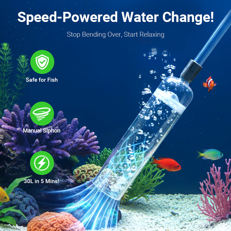 Fish Tank Siphon Vacuum Cleaner