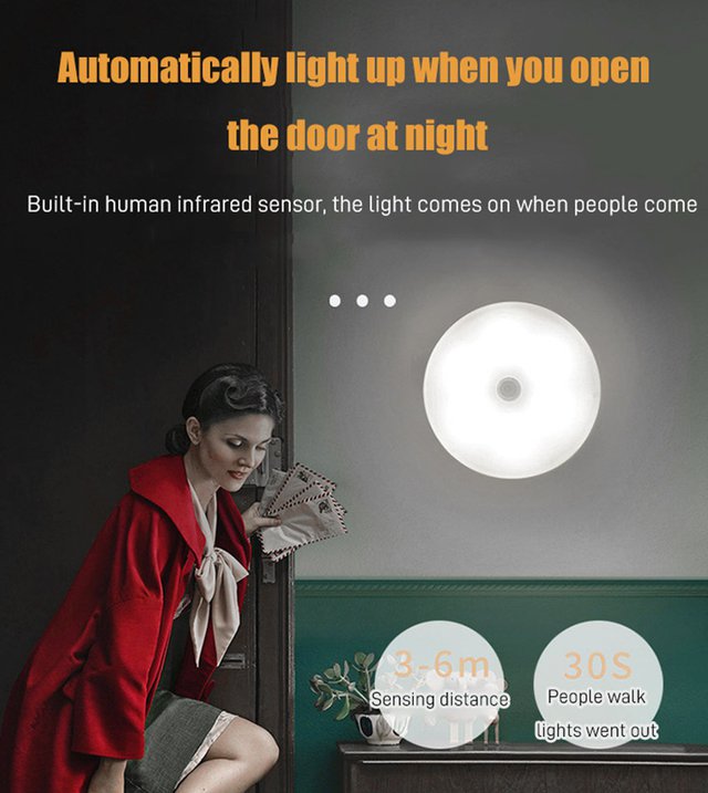 The New Home USB Sensor Night Light