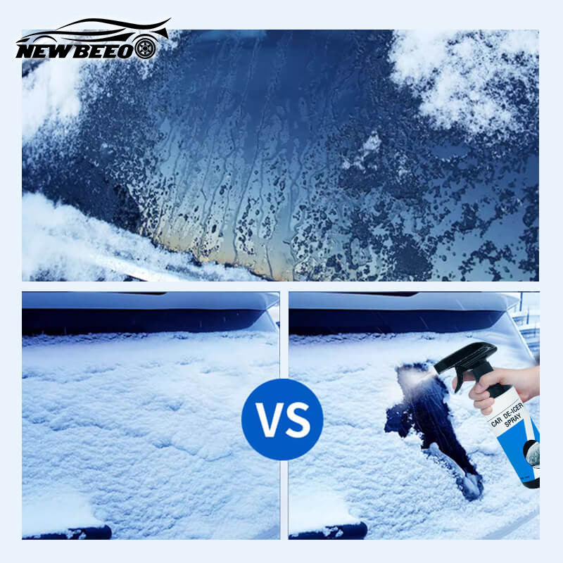 ❄️-45℃ Ultra-Fast Ice Melting, Non-Toxic Windshield Defroster 🚗 Multi-Use for Windows/Headlights/Doors (Protects Paint & Wipers)🛡️