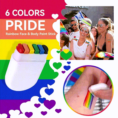 🏳‍🌈BUY 1 GET 1 FREE 😍!!!EACH ONLY NEED ￡1.89🏳‍🌈Rainbow Face Body Paint