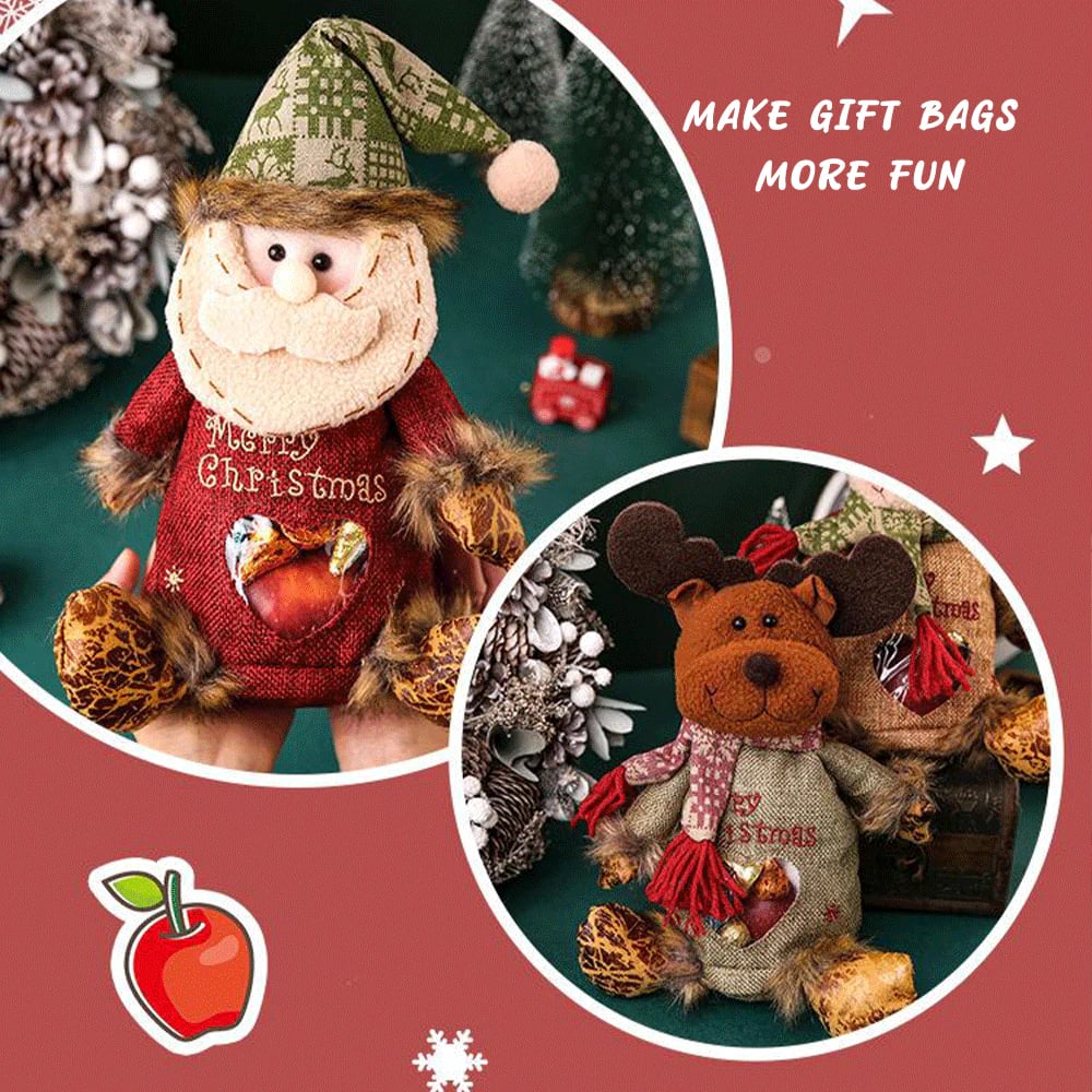 🦌🎅Christmas Pre-Sale 49% OFF🎅Christmas Gift Bags Zipper Design✨Make Your Gifts Memorable💗