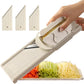 🎉4-in-1 Vegetable Slicer & Grater🥗  Dual-Guard Hand Protector with 4 Sharp Blade🔪