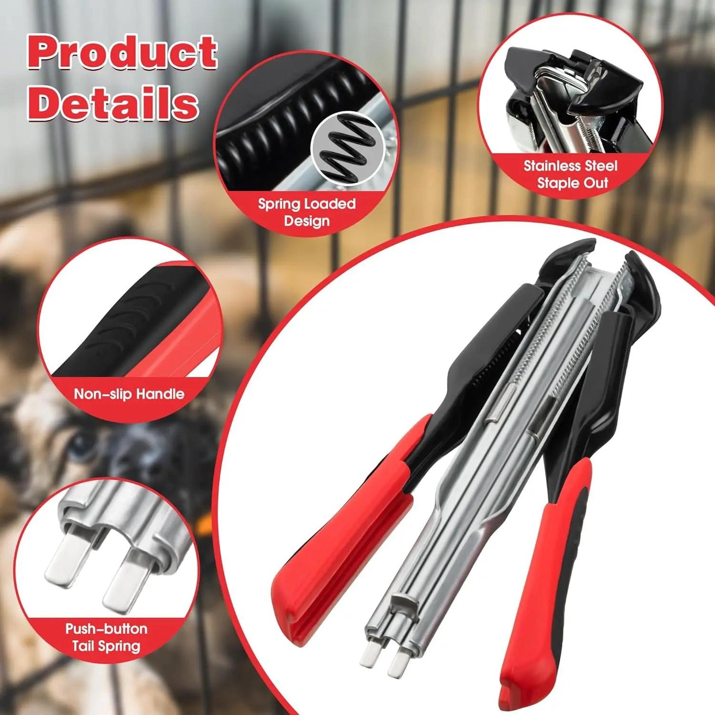 🐔🔧Freeshipping Animal Wire Cage Clamp Pet Cages Pliers Chicken Quail Bird Cage Installation Cat Dog Animal Clamp Tools Rabbit Cage Cvoin