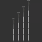 Luminous Tactical Trekking Poles – LED Lightweight Foldable Hiking Sticks