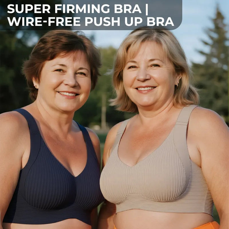 🎁 🔥Super Firming Wire-Free Full Cup Bra All-Day Comfort No More Sagging (3-Pack Value Set)