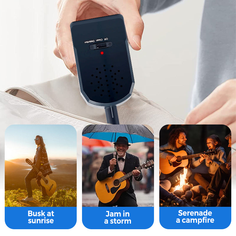 🌆HOT SALE🎁Mini Portable Guitar Amplifier Set🎸30W HD Sound🔊