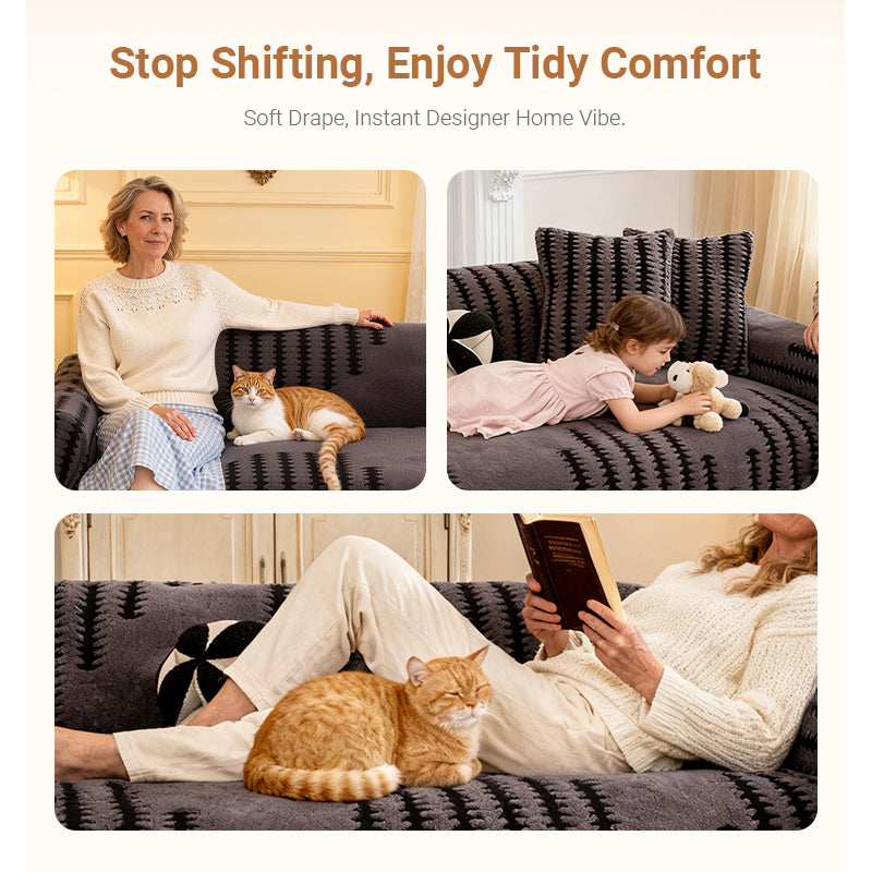 📢📢LAST DAY SALE 50% OFF⚡ Plush Non-Slip Sofa Cover🛋️