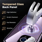 Magnetic double-sided anti-peep glass mobile phone case for iPhone